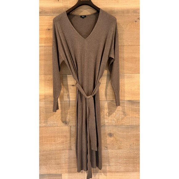 NEW Rails Margot Long Sleeve CASHMERE Sweater Dress Size L - Picture 3 of 10